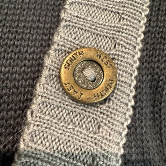 Nordstroms‎ Northeast X Southwest Pullover layered Grey Sweater S fairy core - Picture 10 of 14